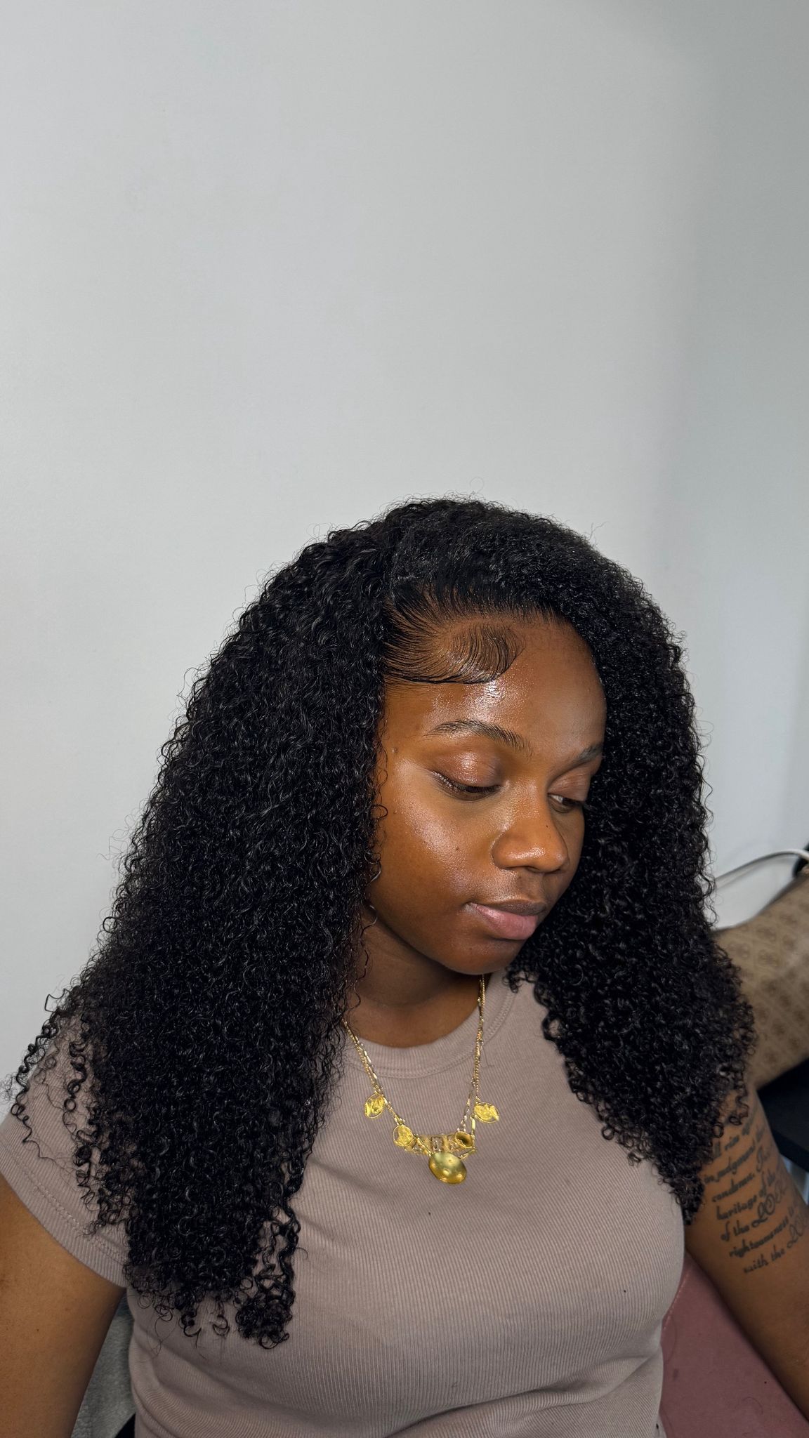 Pose tissage mèche Afro cutie